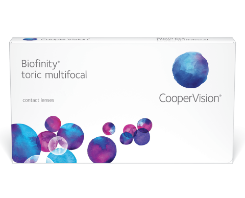 CooperVision Biofinity® toric multifocal contact lenses