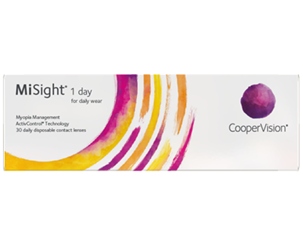 CooperVision MiSight 1 day contact lenses