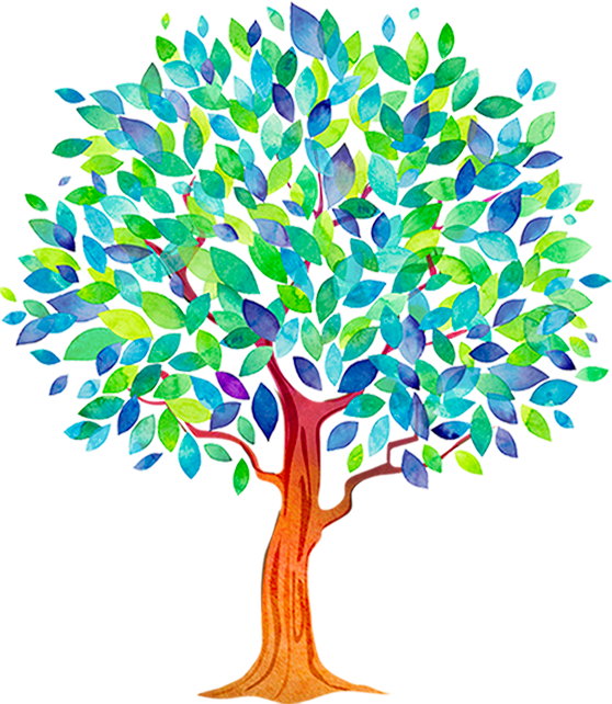 tree with colorful leaves