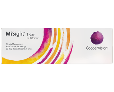 CooperVision MiSight 1 day contact lenses