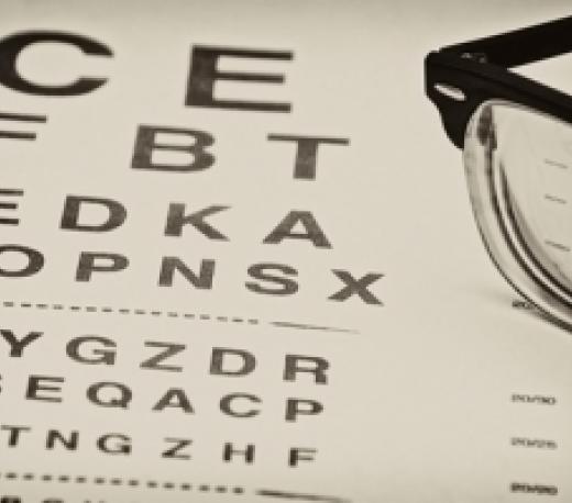 eye exam chart